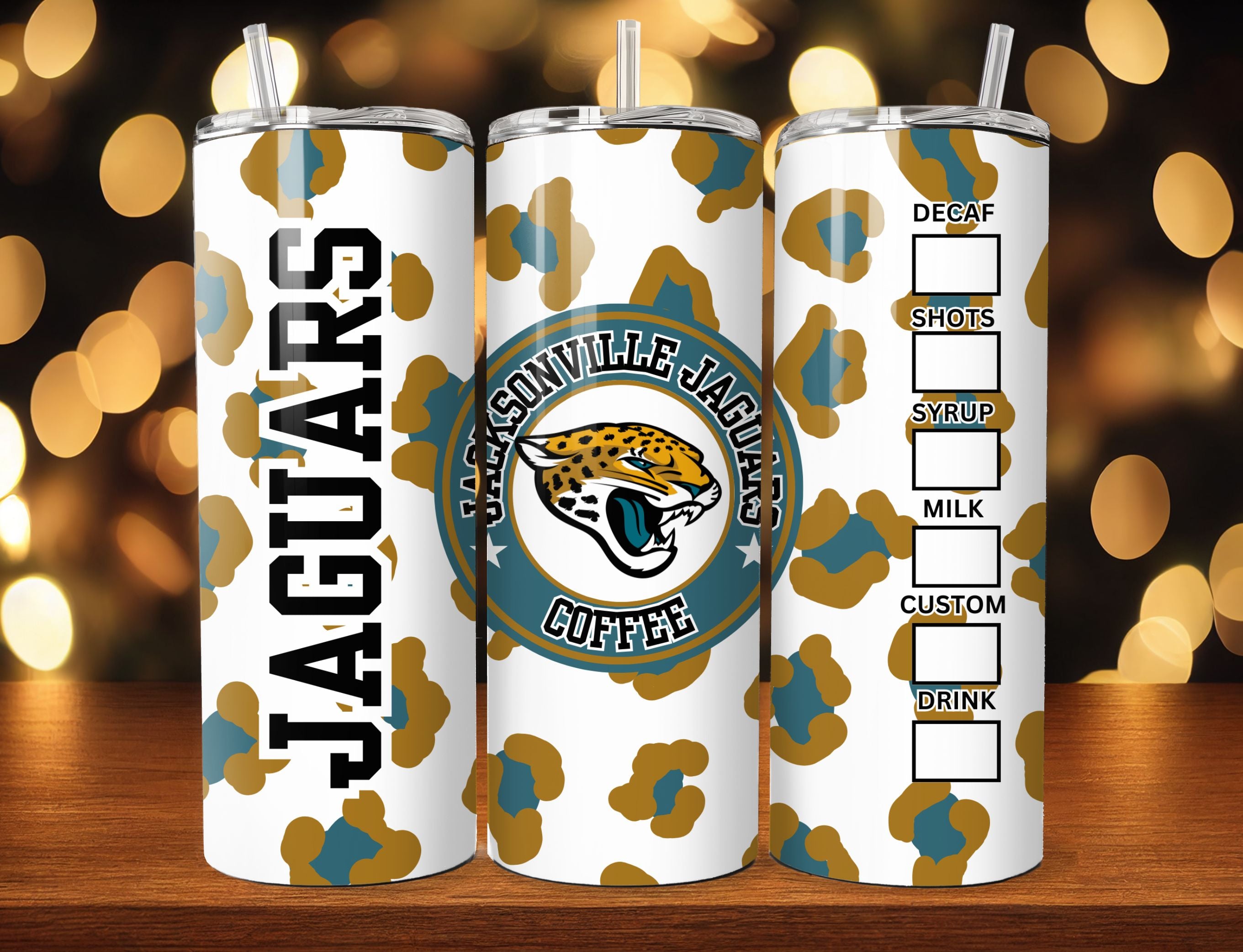 NFL Cheetah Pattern 20oz Tumbler