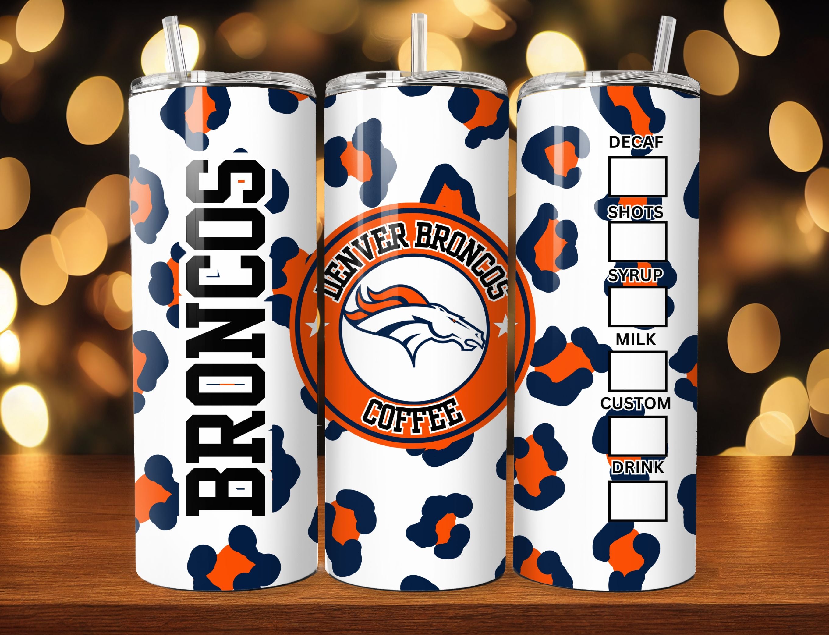 NFL Cheetah Pattern 20oz Tumbler