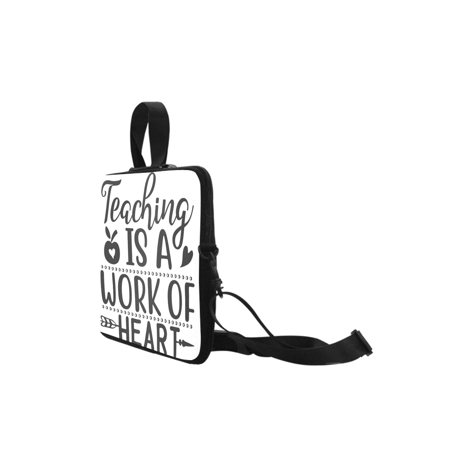 Teaching Is A Work Of Heart Laptop Handbags 17"